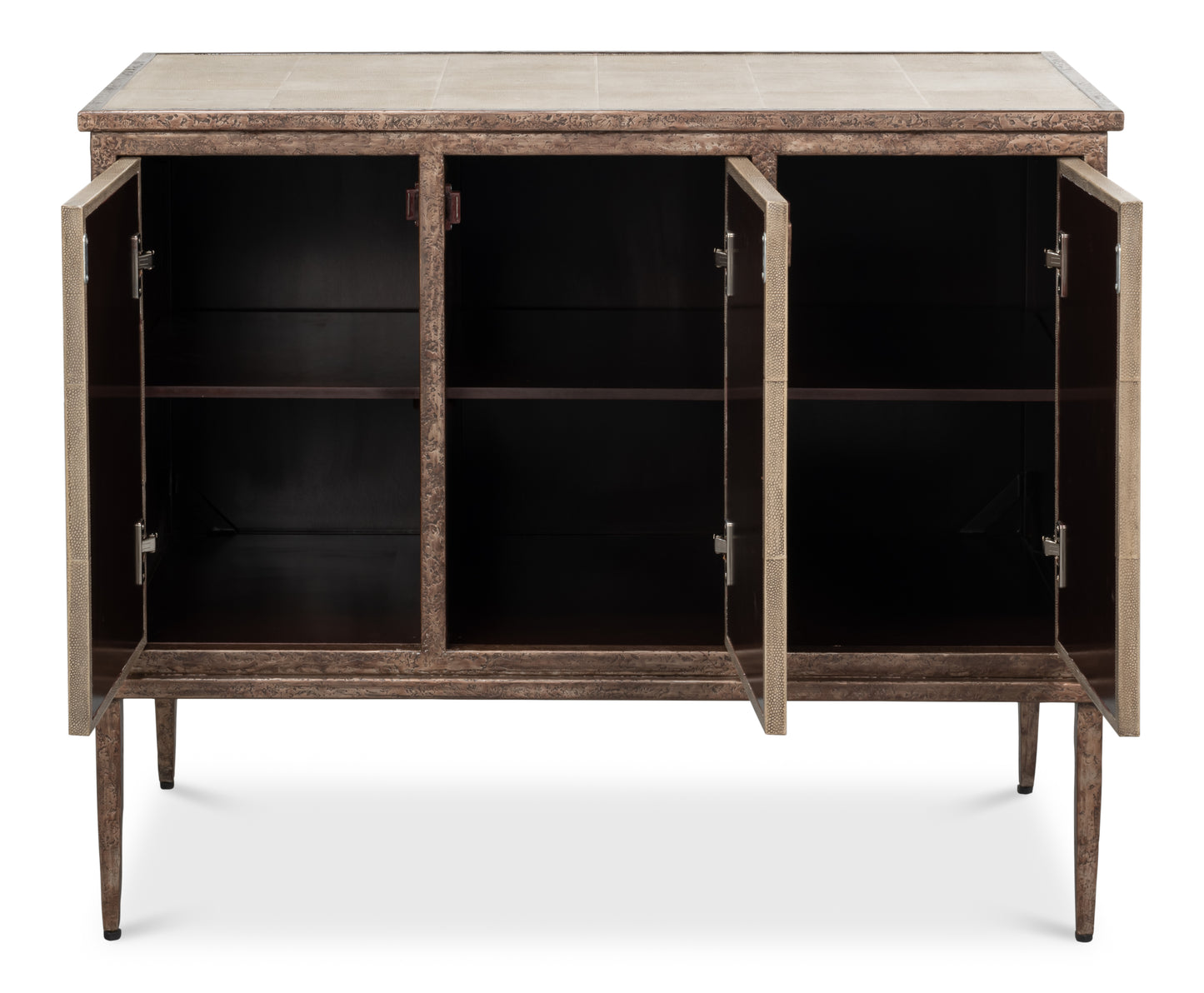Roland Sideboard Shagreen, Charcoal Grey