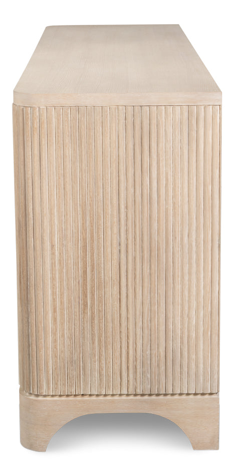 Topsail Credenza, Bleached Oak Finish