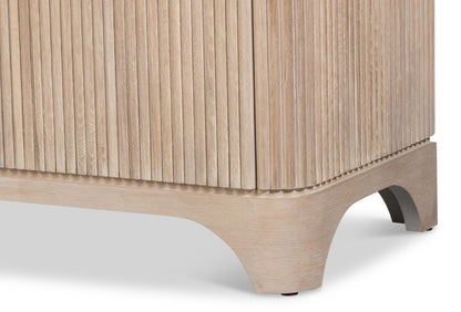 Topsail Credenza, Bleached Oak Finish