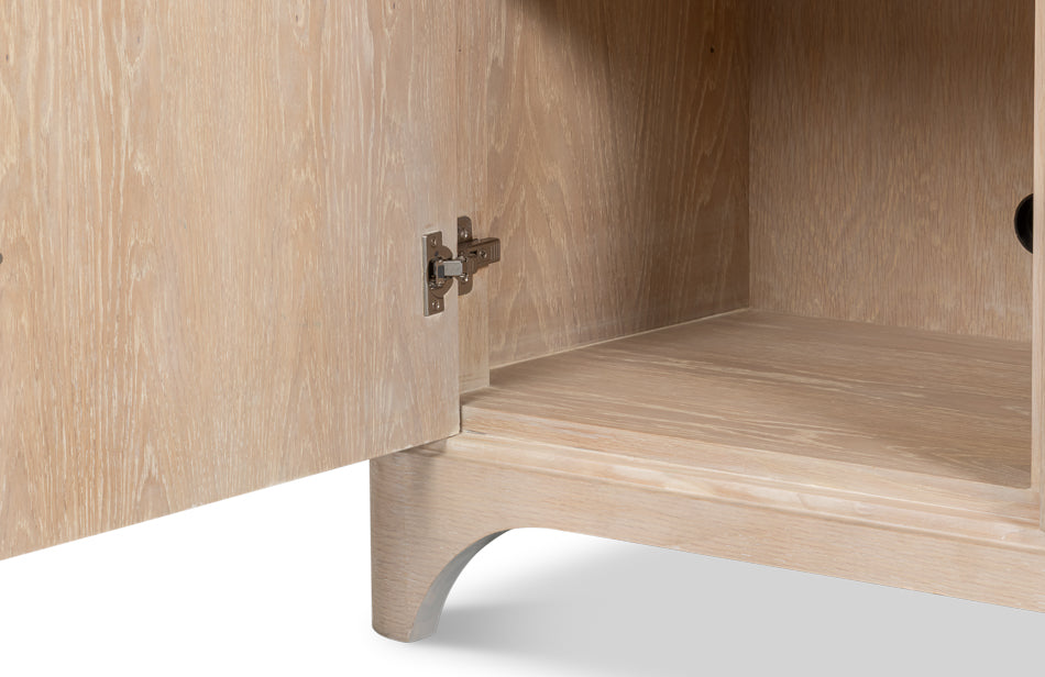 Topsail Credenza, Bleached Oak Finish