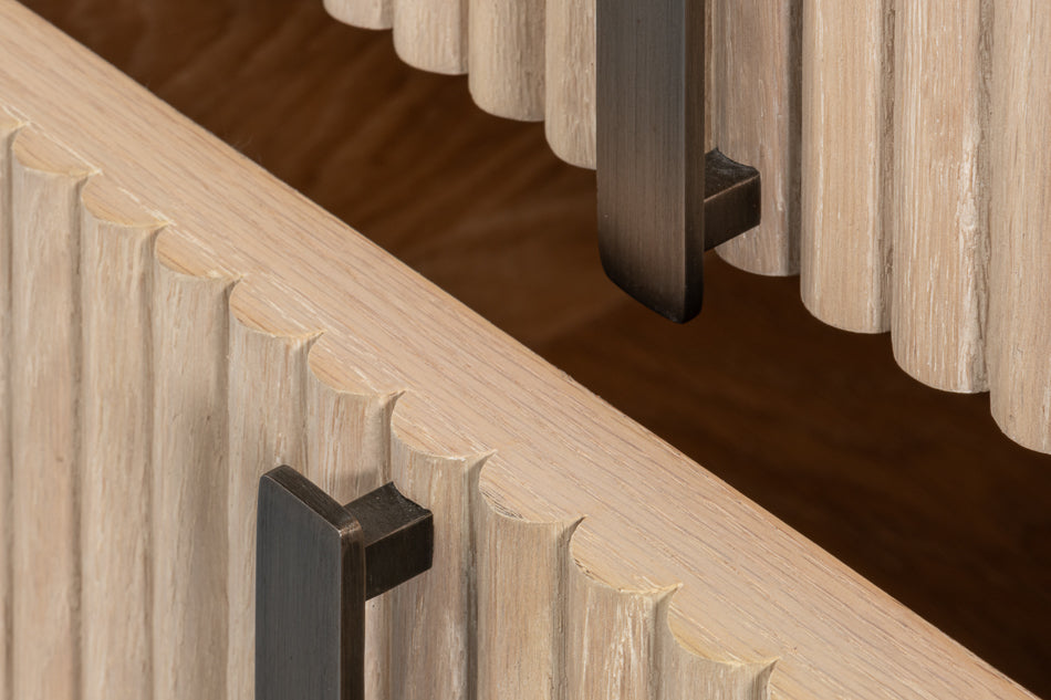 Topsail Credenza, Bleached Oak Finish