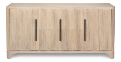 Topsail Credenza, Bleached Oak Finish