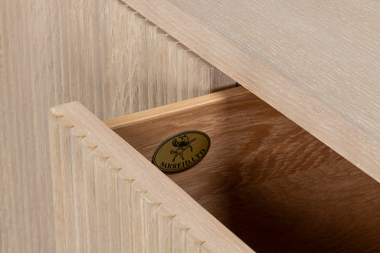 Topsail Credenza, Bleached Oak Finish