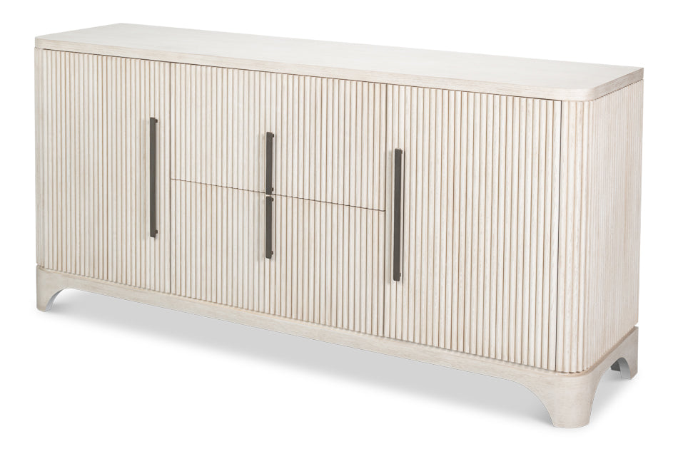 Topsail Credenza, Working White Finish