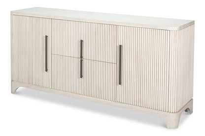 Topsail Credenza, Working White Finish