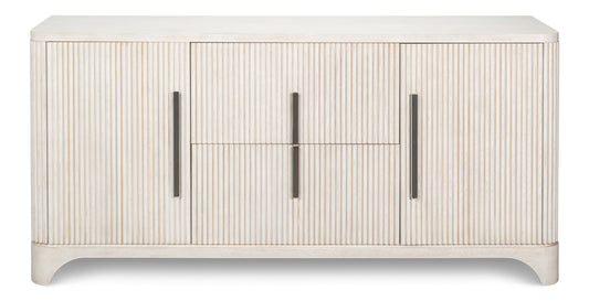 Topsail Credenza, Working White Finish