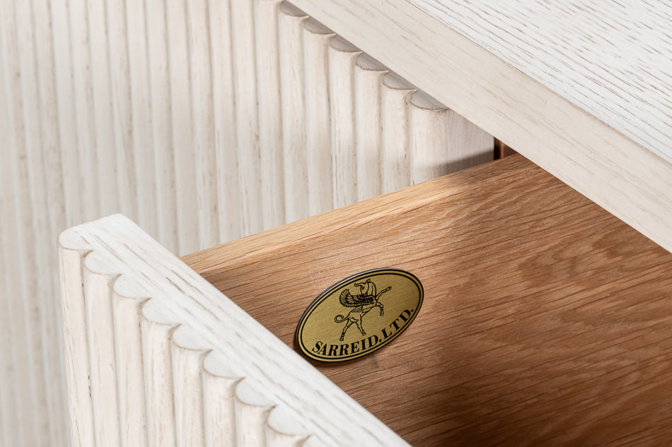 Topsail Credenza, Working White Finish