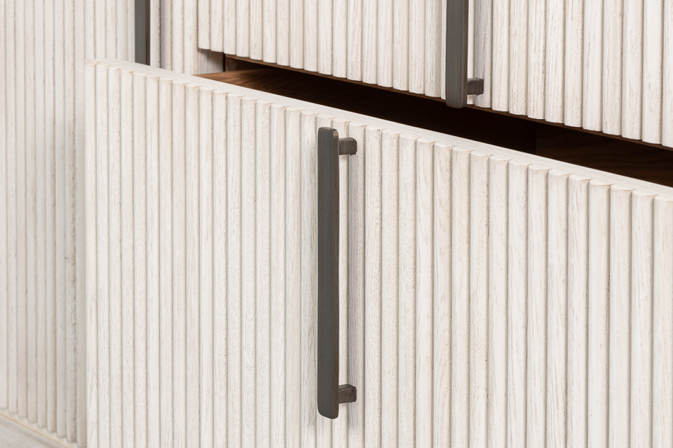 Topsail Credenza, Working White Finish