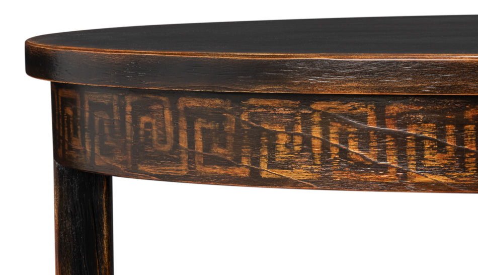 Golden Rim Side Table