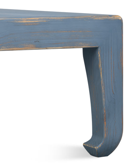 Classic Chinese Cocktail Table, Blue