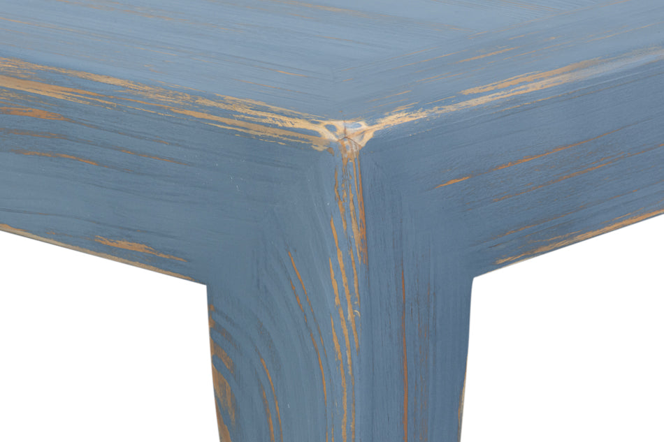 Classic Chinese Cocktail Table, Blue