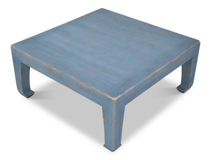 Classic Chinese Cocktail Table, Blue
