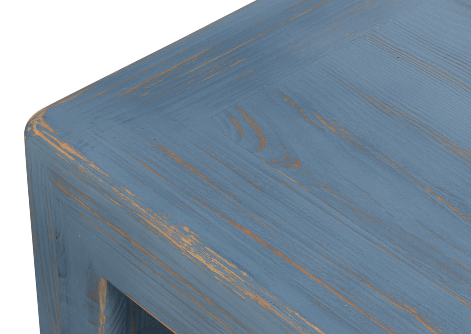 Classic Chinese Cocktail Table, Blue