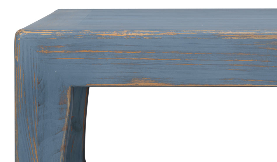Classic Chinese Cocktail Table, Blue
