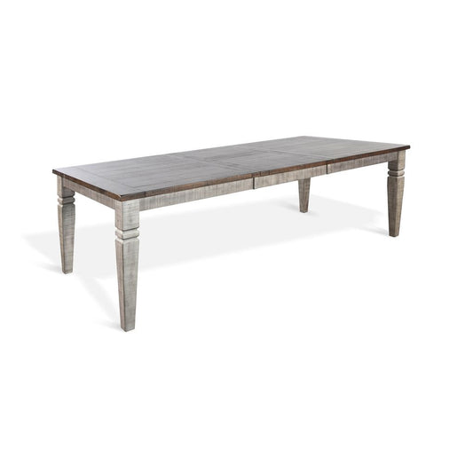 Sunny Designs Grey Extension Dining Table with Butterfly Leaf - Homestead Hills