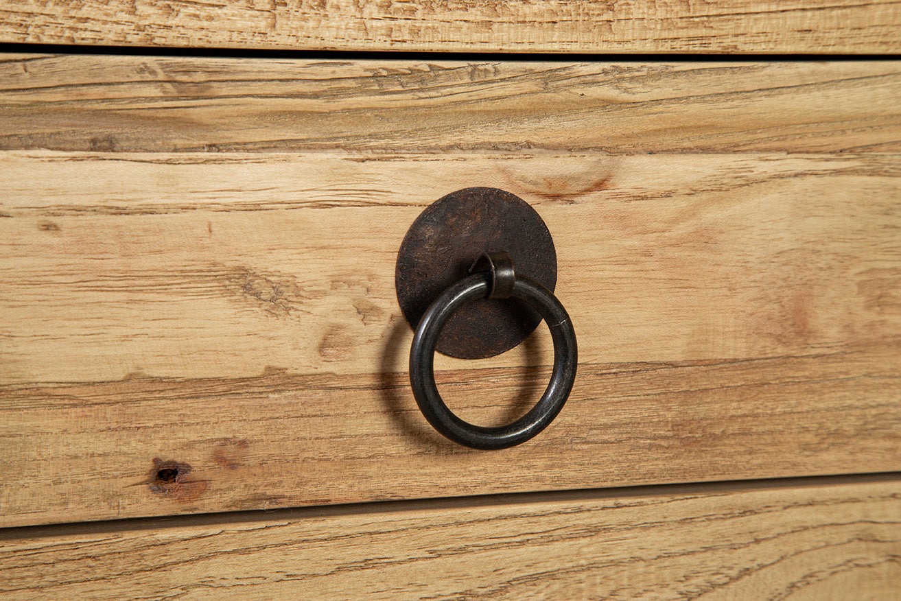 Large Old Elm Sideboard