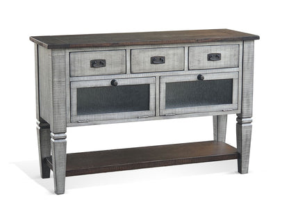 Sunny Designs Alpine Grey Wood Server - Homestead Hills