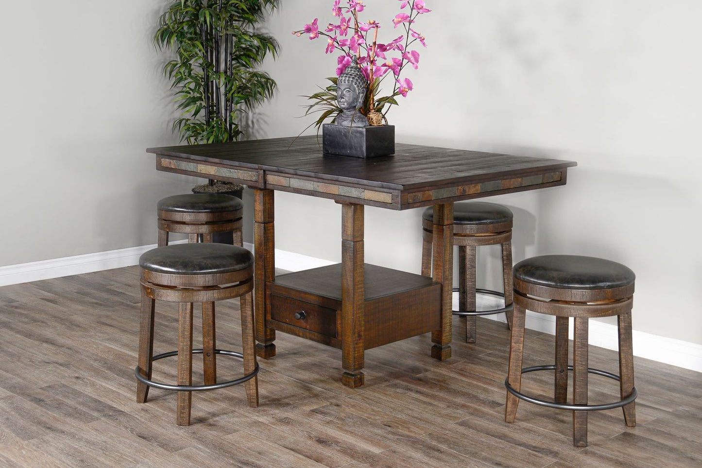 Sunny Designs Wood Adjustable Height Dining Table - Santa Fe