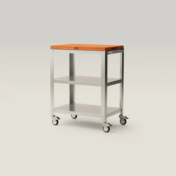 John Boos & Co. American Cherry Cucina Culinarte Kitchen Cart