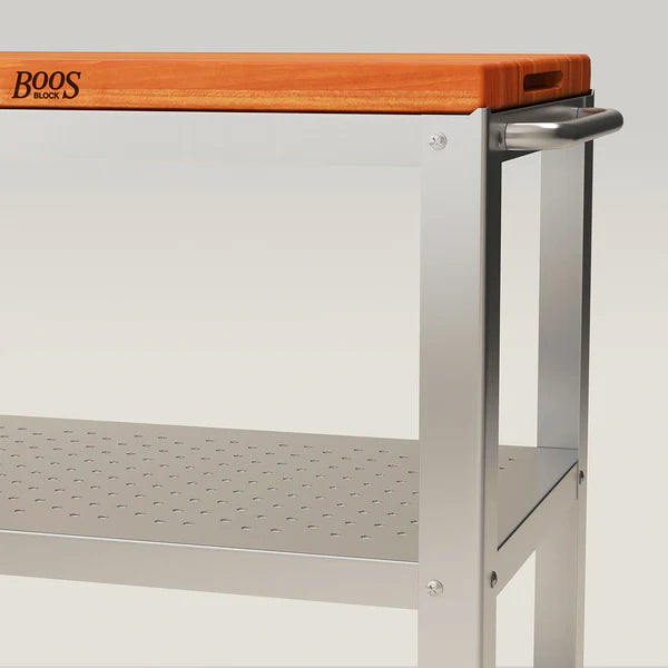 John Boos & Co. American Cherry Cucina Culinarte Kitchen Cart