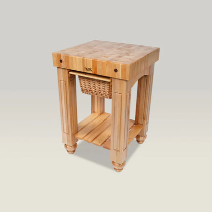 John Boos & Co. Northern Hard Rock Maple End Grain Gathering Block, Kitchen Island