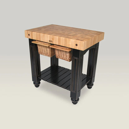 John Boos & Co. Northern Hard Rock Maple End Grain Gathering Block, Kitchen Island