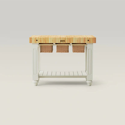 John Boos & Co. Northern Hard Rock Maple End Grain Gathering Block, Kitchen Island