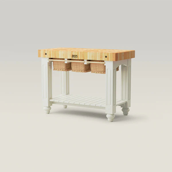 John Boos & Co. Northern Hard Rock Maple End Grain Gathering Block, Kitchen Island