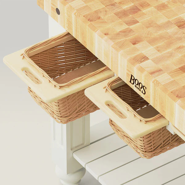 John Boos & Co. Northern Hard Rock Maple End Grain Gathering Block, Kitchen Island