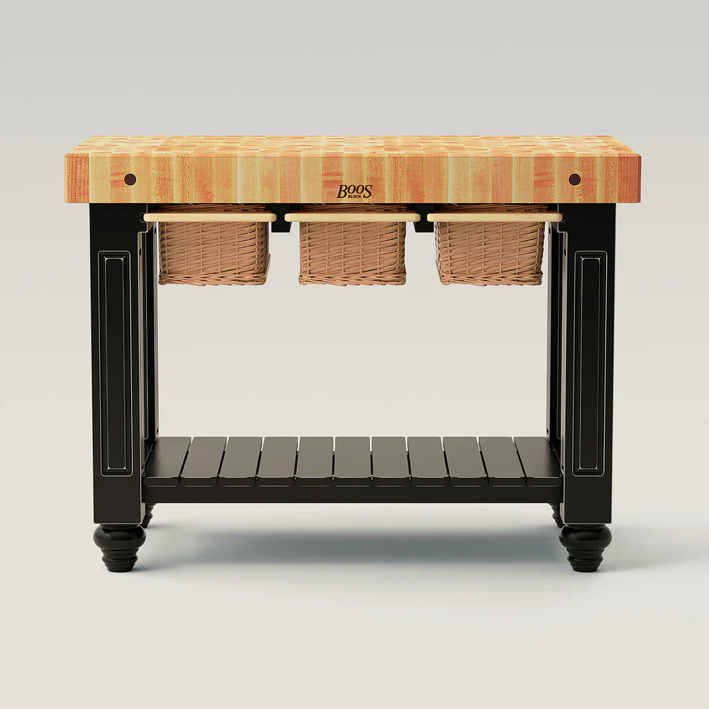 John Boos & Co. Northern Hard Rock Maple End Grain Gathering Block, Kitchen Island