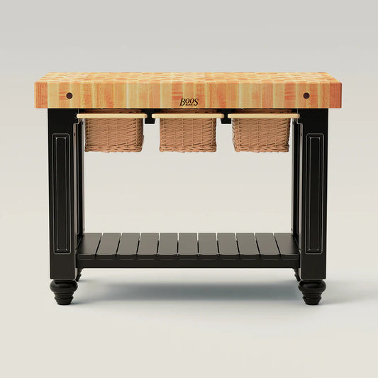 John Boos & Co. Northern Hard Rock Maple End Grain Gathering Block, Kitchen Island