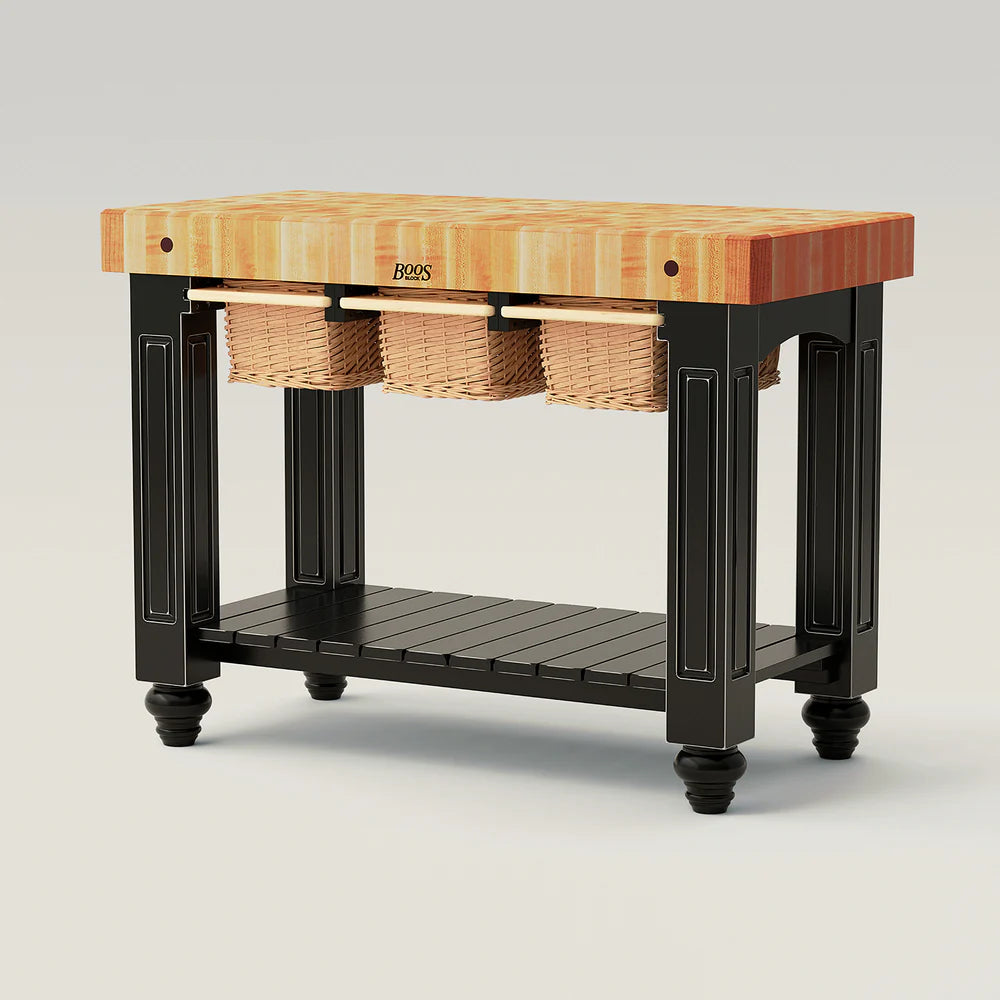 John Boos & Co. Northern Hard Rock Maple End Grain Gathering Block, Kitchen Island