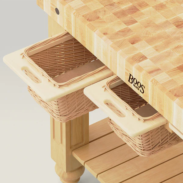 John Boos & Co. Northern Hard Rock Maple End Grain Gathering Block, Kitchen Island