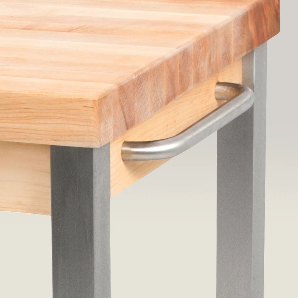 John Boos & Co. Northern Hard Rock Maple Edge Grain Cucina Technia Kitchen Cart