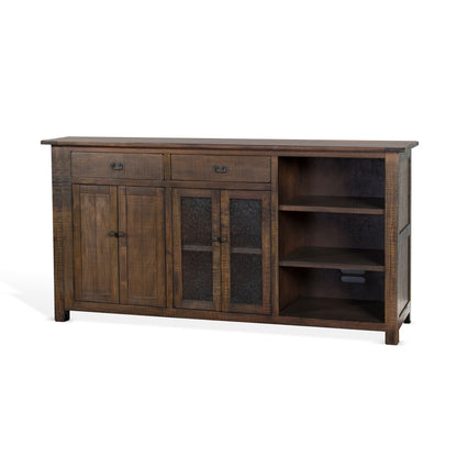 Sunny Designs 80" Transitional Wood Buffet - Homestead Hills