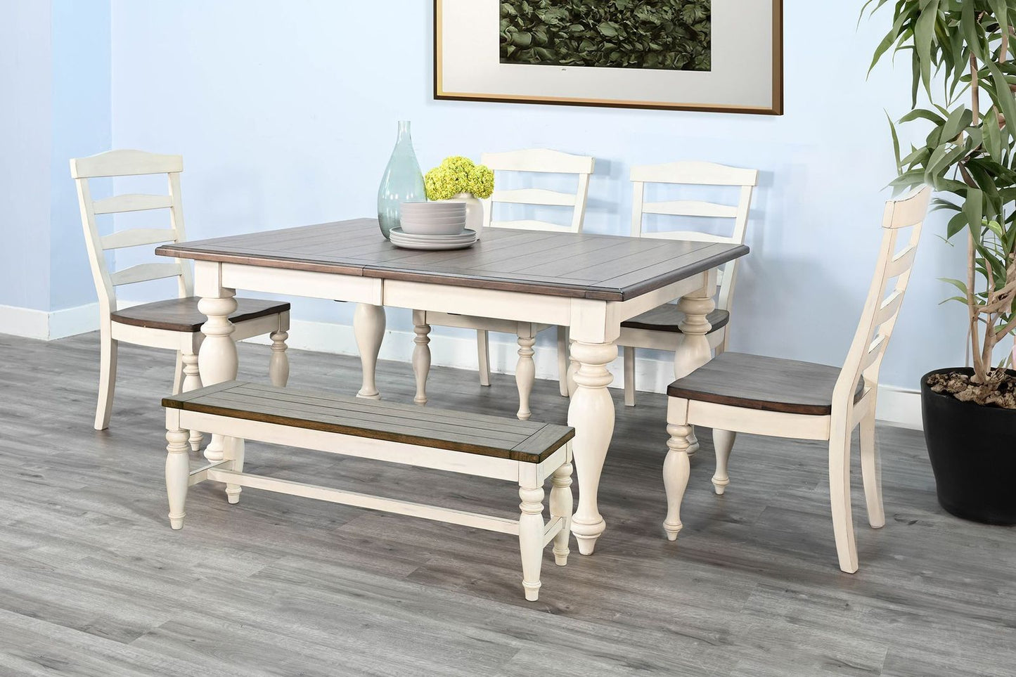 Sunny Designs Pasadena Rectangular Extension Dining Table - Carriage House