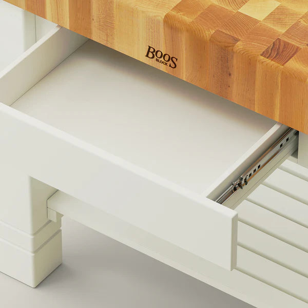 John Boos & Co. Homestead Block Kitchen Island with Northern Hard Rock Maple End Grain Top