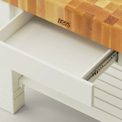 John Boos & Co. Homestead Block Kitchen Island with Northern Hard Rock Maple End Grain Top