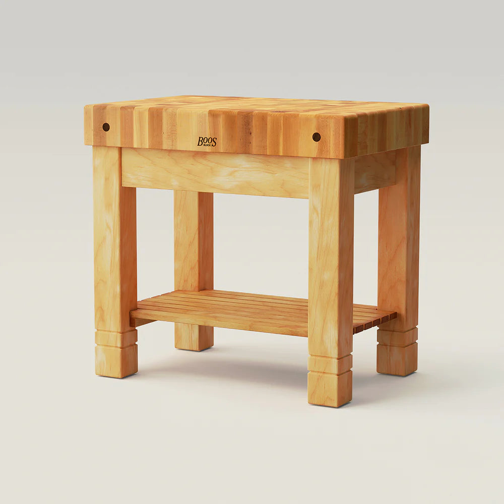 John Boos & Co. Homestead Block Kitchen Island with Northern Hard Rock Maple End Grain Top
