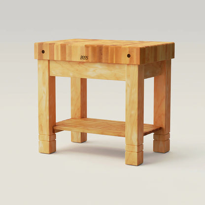John Boos & Co. Homestead Block Kitchen Island with Northern Hard Rock Maple End Grain Top