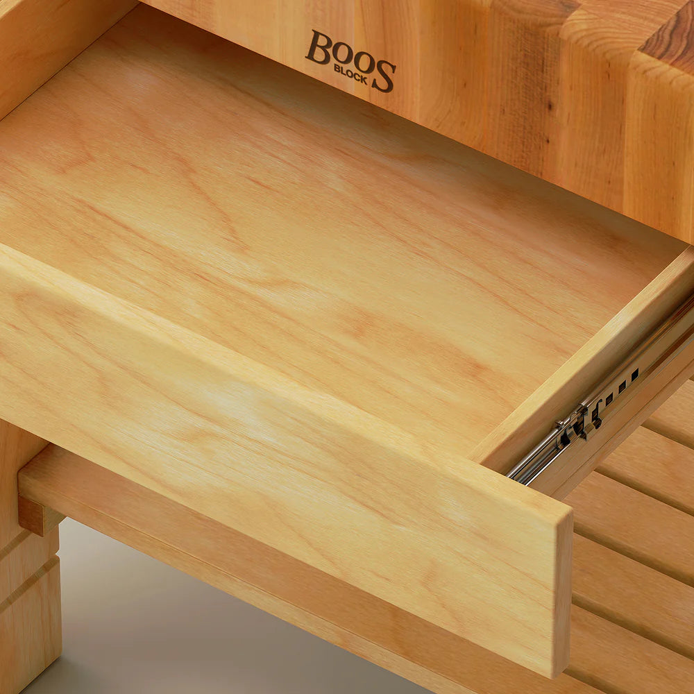 John Boos & Co. Homestead Block Kitchen Island with Northern Hard Rock Maple End Grain Top