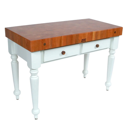 John Boos & Co. Rustica Cherry Kitchen Island