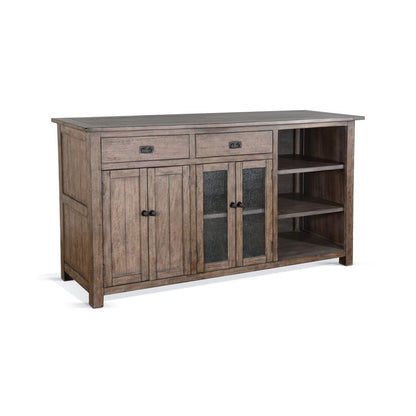 Sunny Designs 80" Transitional Wood Buffet - Doe Valley