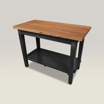 John Boos & Co. Blended Oak Classic Country Work Kitchen Island Table