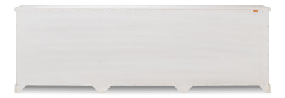Luciana 6 Cane Door Buffet, Cortina White
