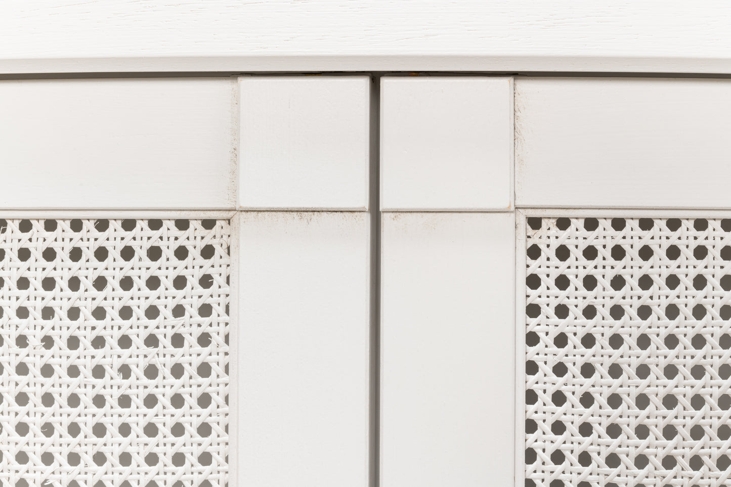 Luciana 6 Cane Door Buffet, Cortina White