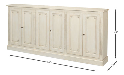 Bellagio Sideboard, 96", White