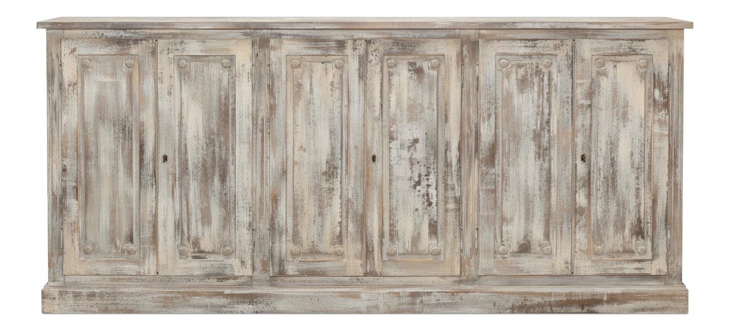 Bellagio Sideboard, 96", Grey Oak