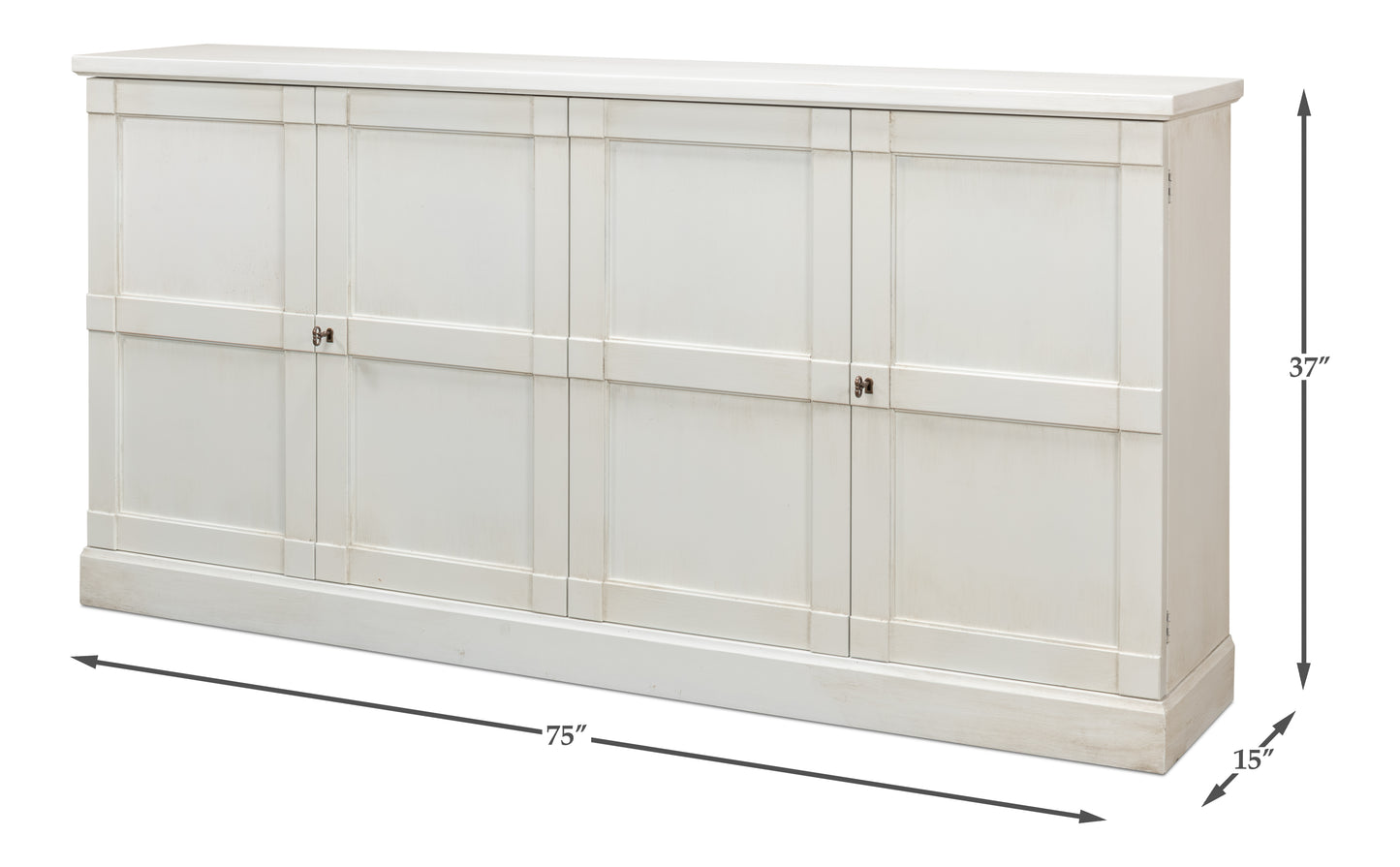 Lionisio Buffet, Cortina White Wood Doors