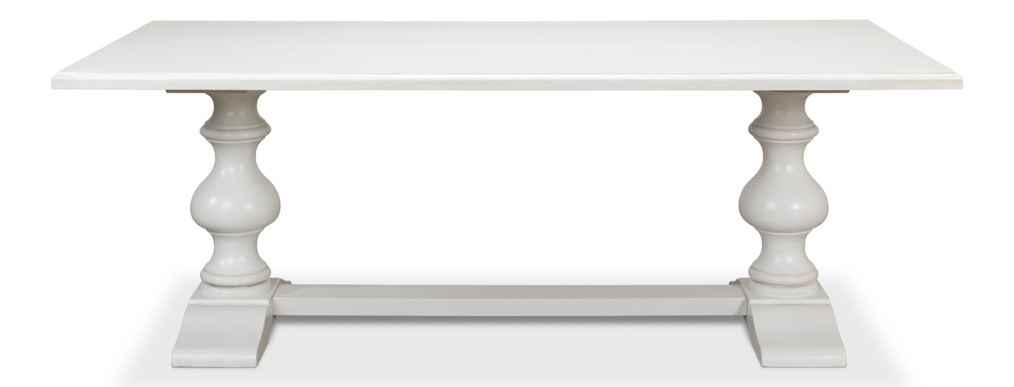 Lionisio Trestle Table, Cortina White